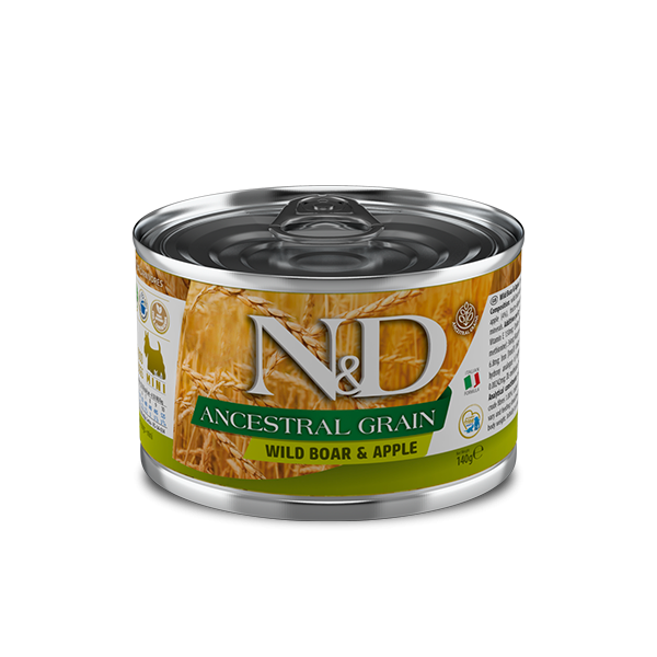 N&D ANCESTRAL GRAIN TAVUK, KILÇIKSIZ BUĞDAY, YULAF & NAR PUPPY MINI 7kg